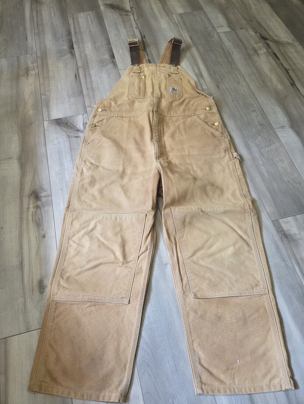 Carhartt Brown Duck Bib Overalls